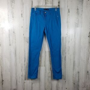 girls imperial star blue glitter pants size 16